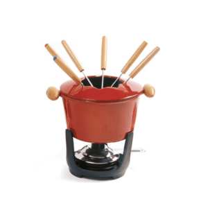 10 Piece Cast Iron Fondue Set