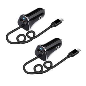 3.4A USB C CAR CHARGER FAST CHARGING ADAPTER FOR SAMSUNG GALAXY S21 S21+